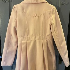 Pink pea coat